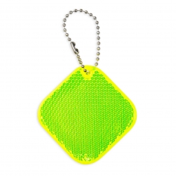 Zawieszka twarda odblaskowa - Romb