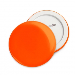 Button odblaskowy - Neonowy pomarańczowy