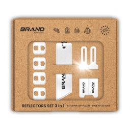 Zestaw 3 w 1 | Loop Strap - Zawieszki do suwaków - Odblaski do butów