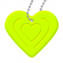 Brelok Odblaskowy 3D Serce