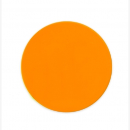 Naklejka Odblaskowa Kółko Pomarańczowa 6,5 cm