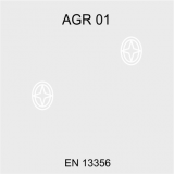 Folie odblaskowe certyfikowane CE spełniającą normę EN 13356 - AGR 01 szara